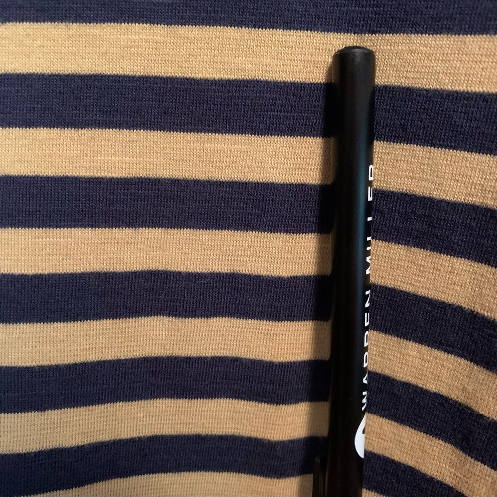 Toad & Co dress with pockets blue/yellow striped - Picture 7 of 7